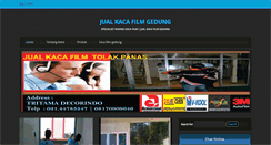 Desktop Screenshot of jualkacafilmgedung.com